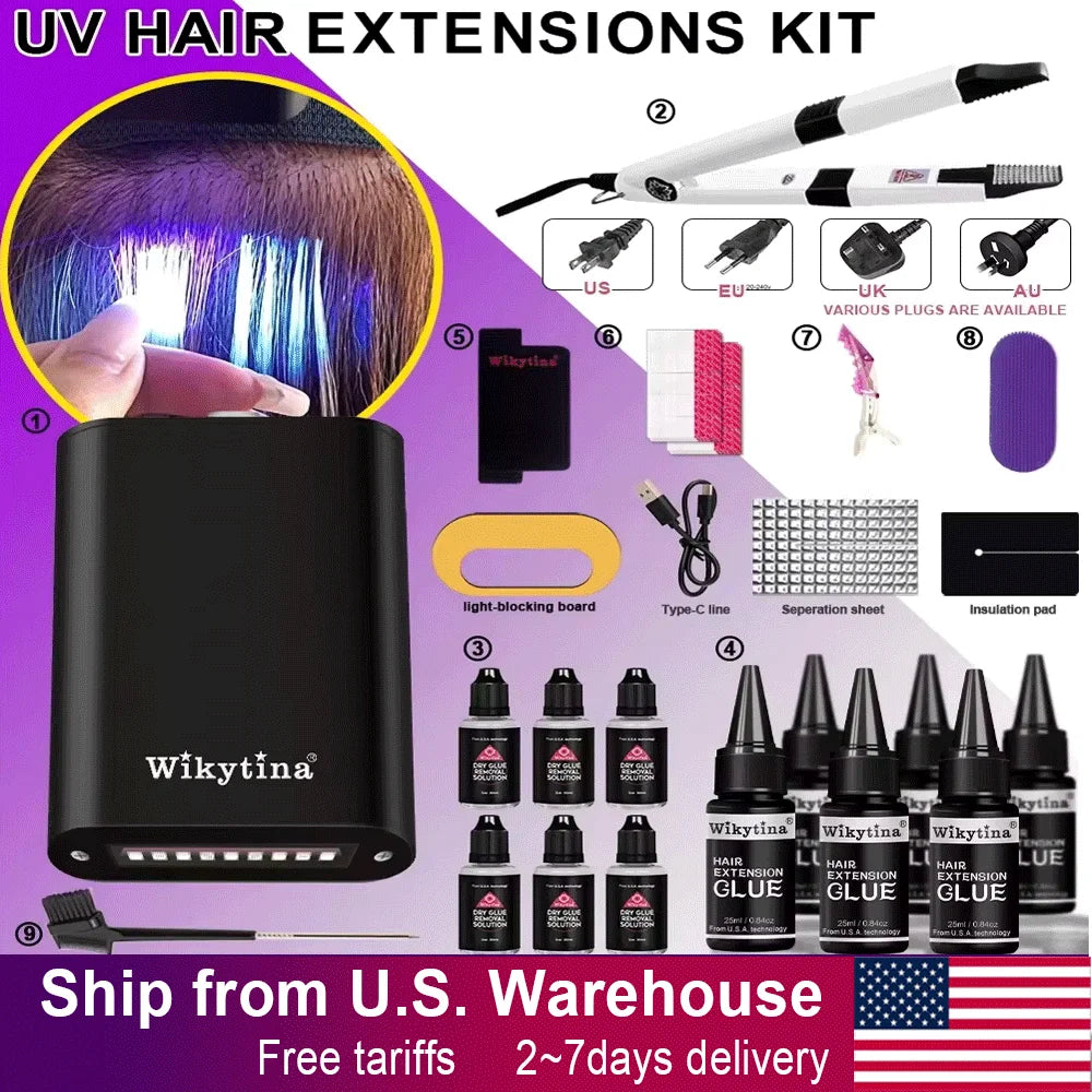 Advanced V Light Hair Extension Tools