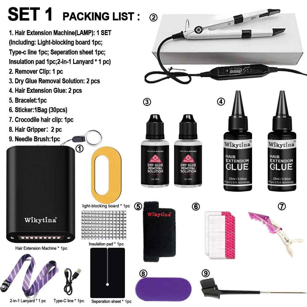 Advanced V Light Hair Extension Tools