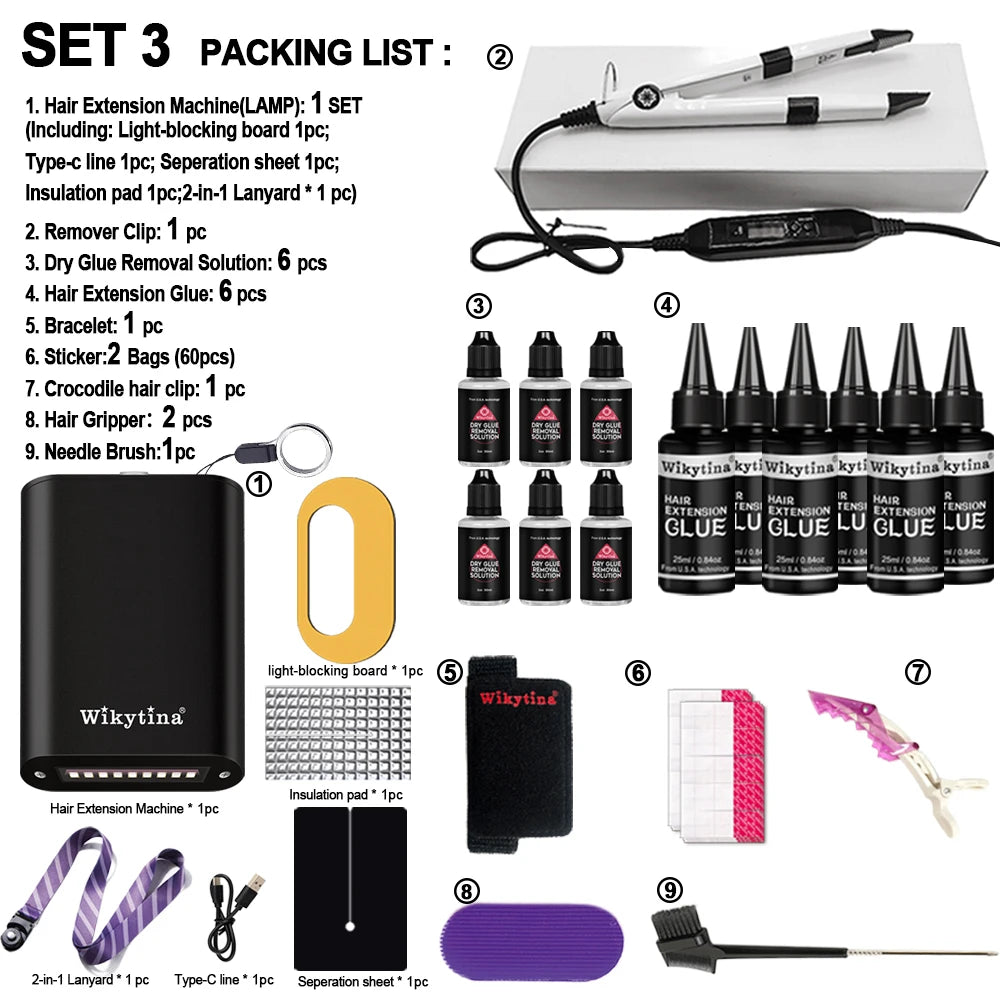 Advanced V Light Hair Extension Tools