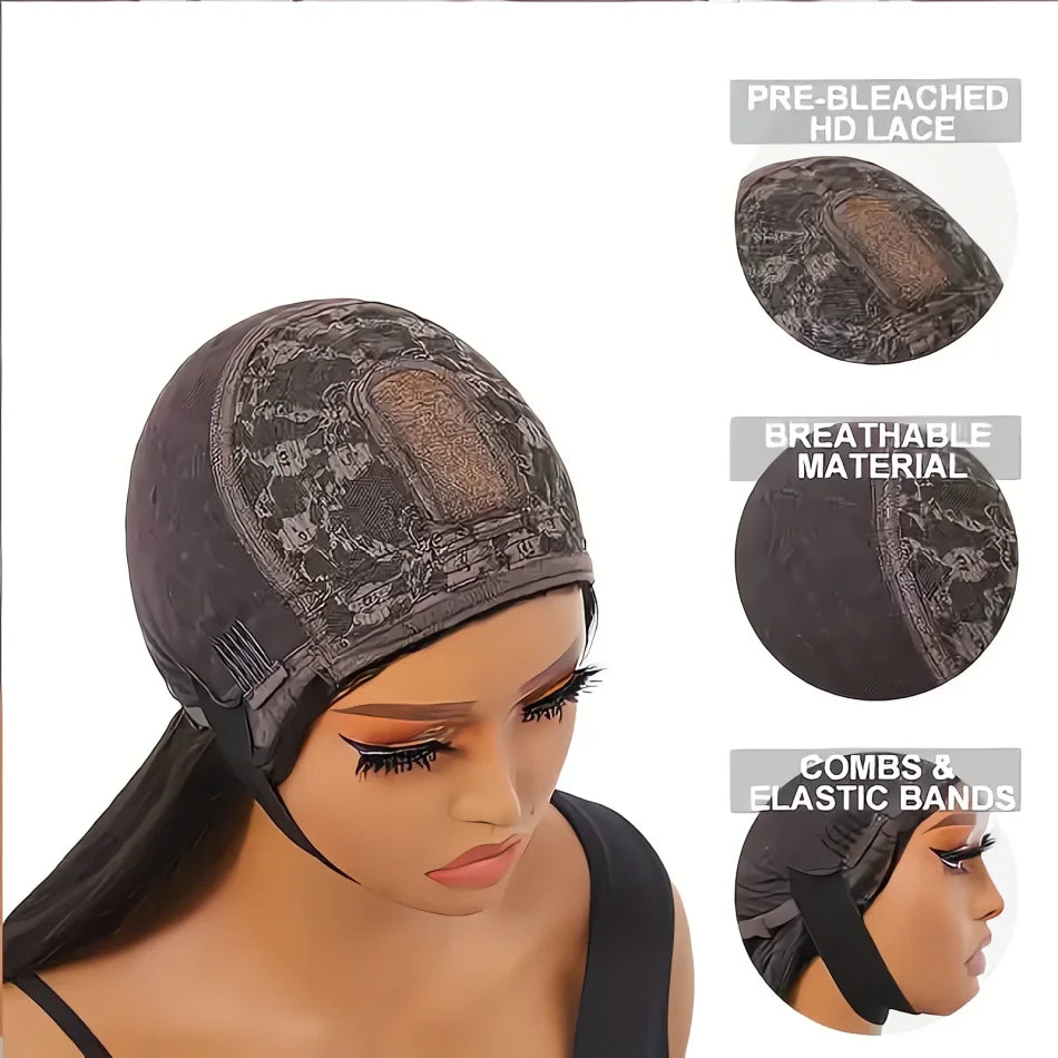 Straight Human Hair Wig With Bang