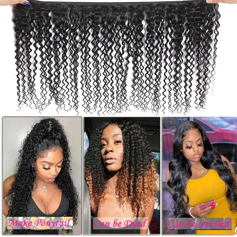 Deep Curly Indian Hair Extensions