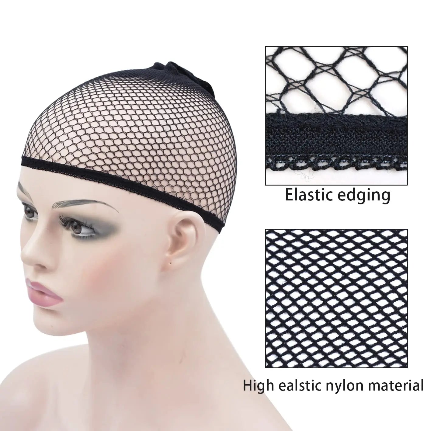 Mesh Wig Cap Stretchable Elastic