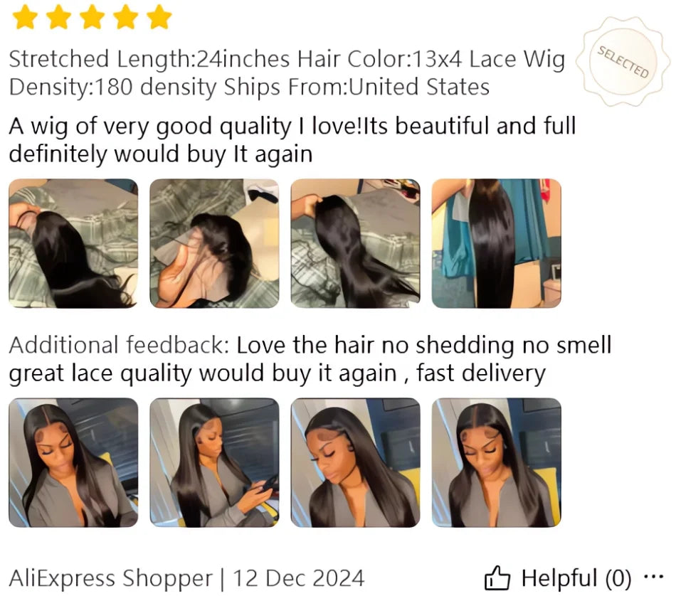 Glueless Brazilian Lace Front (transparent)