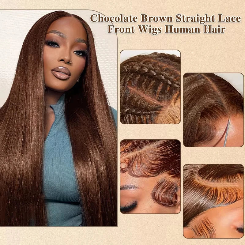 Chocolate Brown Lace Front Wig