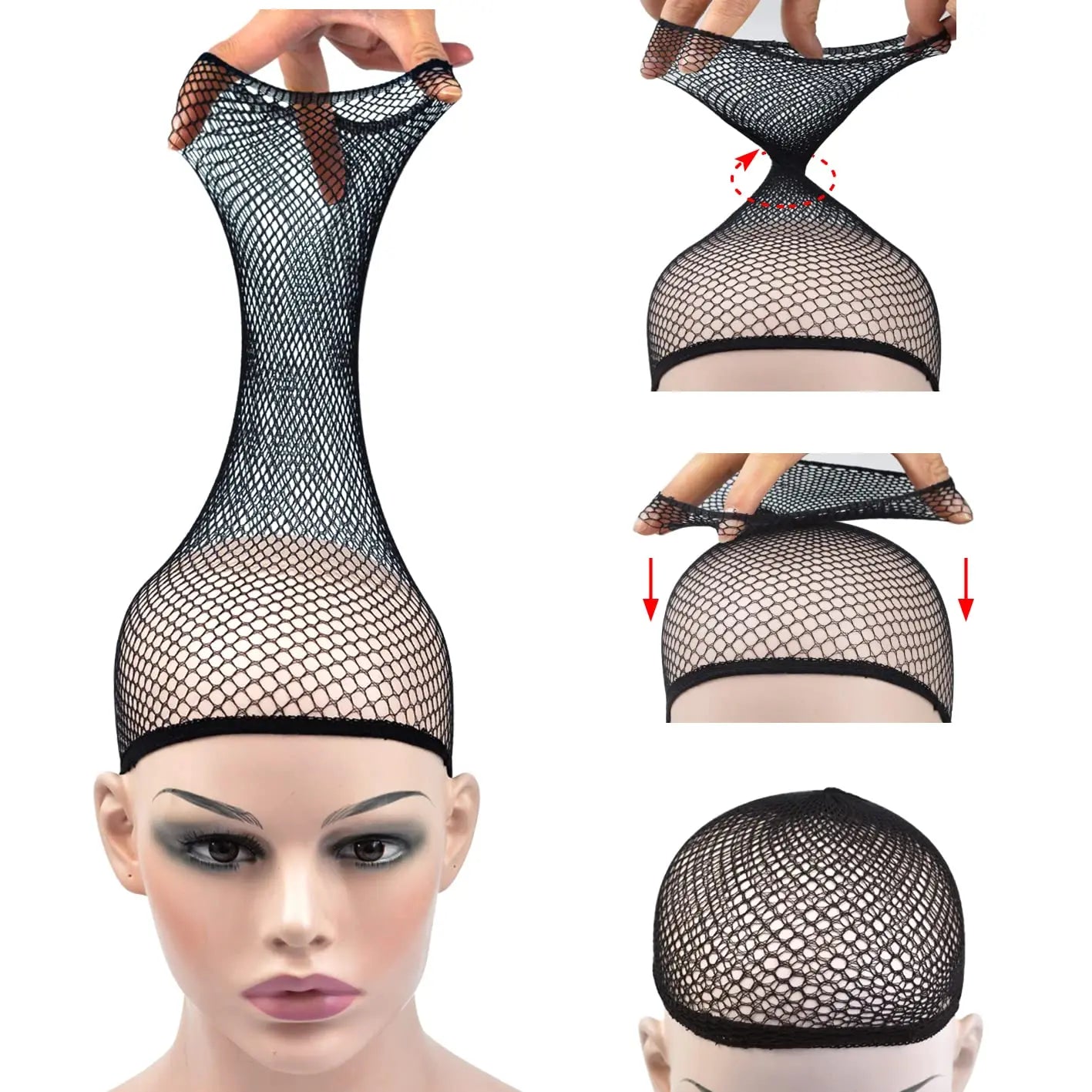 Mesh Wig Cap Stretchable Elastic