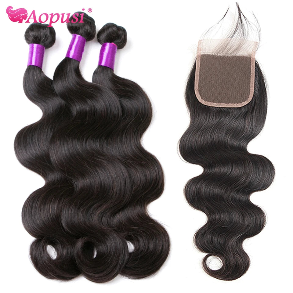 Aopusi Body Wave Bundles